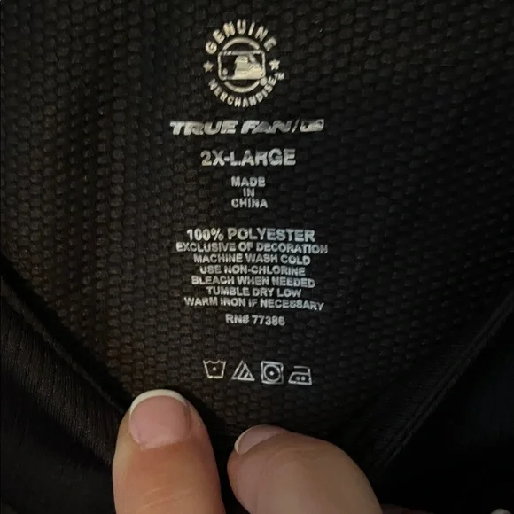 Genuine Merchandise Chicago White Sox Black and White Baseball Jersey - Picture 2 of 5